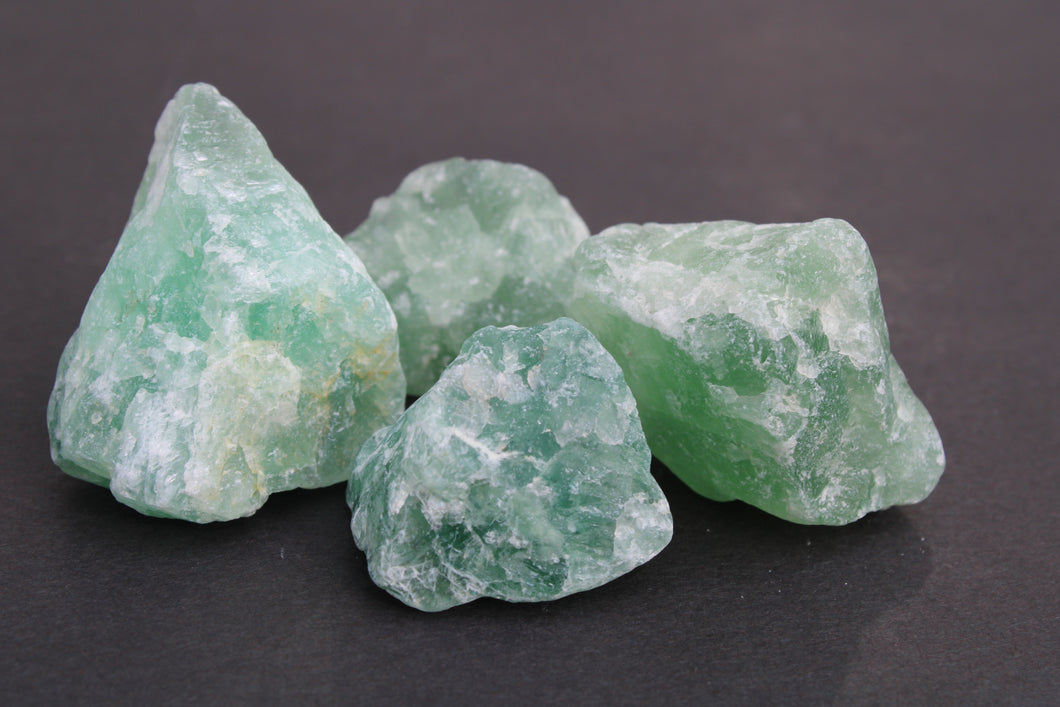 Green Fluorite Rough Cut