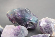 Load image into Gallery viewer, Rainbow Fluorite Rough Cut
