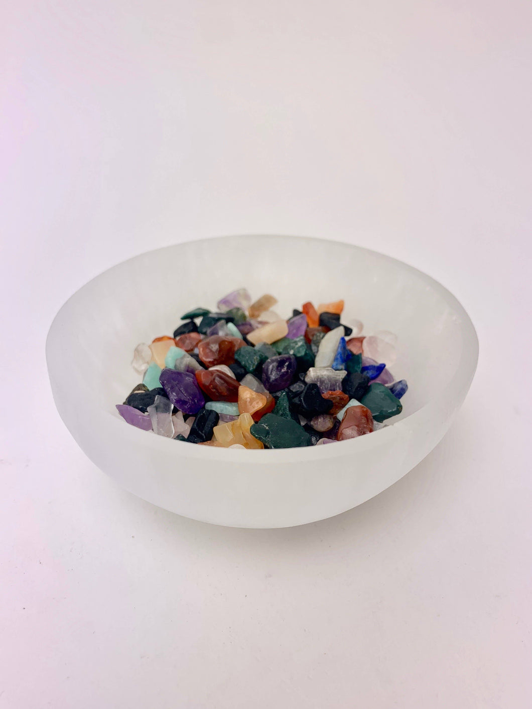 Selenite Round Bowl, 4
