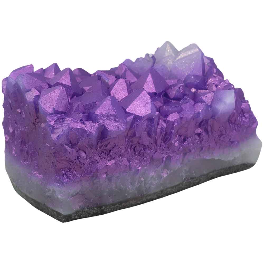 Amethyst Crystal Cluster Candle